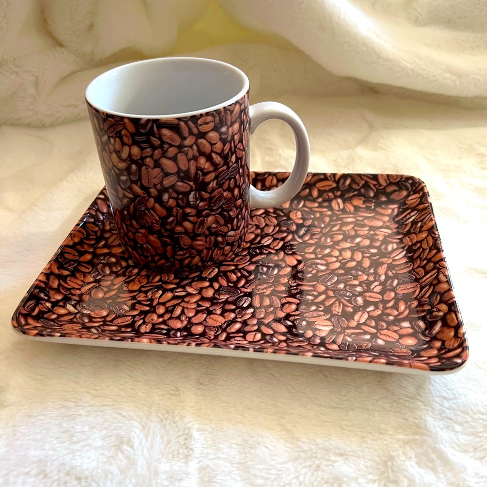 STARBUCKS- Graphic Mug & Tray set